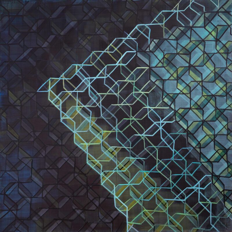 Re-Connect Green - a Paint by Beti Vervega